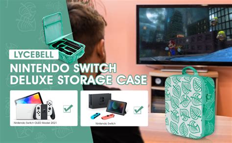 Tui Pour Nintendo Switch New Leaf Crossing Lycebell Housse Sacoche