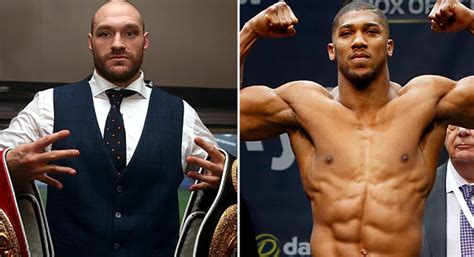 Tyson Fury Fires Shot At Anthony Joshua You Can Never Turn A