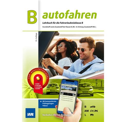 Lehrbuch "autofahren" Klasse B,