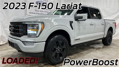 Avalanche 2023 Ford F 150 Lariat Black Appearance PowerBoost Review