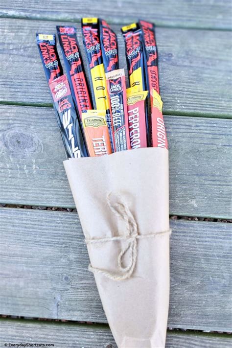 How To Make A Beef Jerky Bouquet Everyday Shortcuts