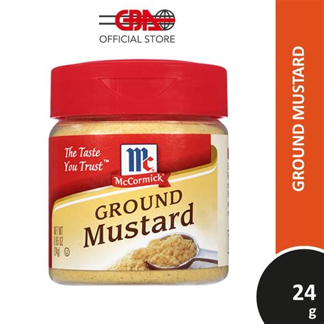 Mccormick Ground Mustard 24g Shopee Malaysia