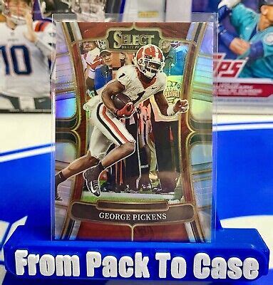 Select Draft Picks George Pickens Silver Prizm Georgia Steelers