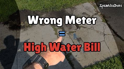 Wrong Meter High Water Bill YouTube