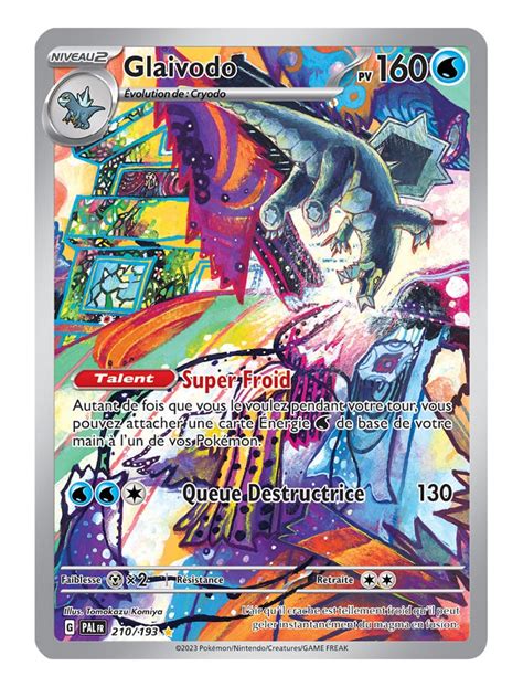 FR Pokémon Carte EV02 210 193 Glaivodo SECRETE