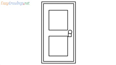 How To Draw Door Step By Step 5 Easy Phase Emoji