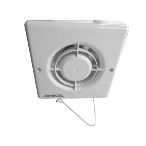 Pull Cord Extractor Fan Mm Bathroom Wc Wall With Pullcord