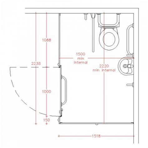 Standard Toilet Cubicle Sizes[Guide] | Dunhams Washroom | Toilet cubicle, Accessible bathroom ...