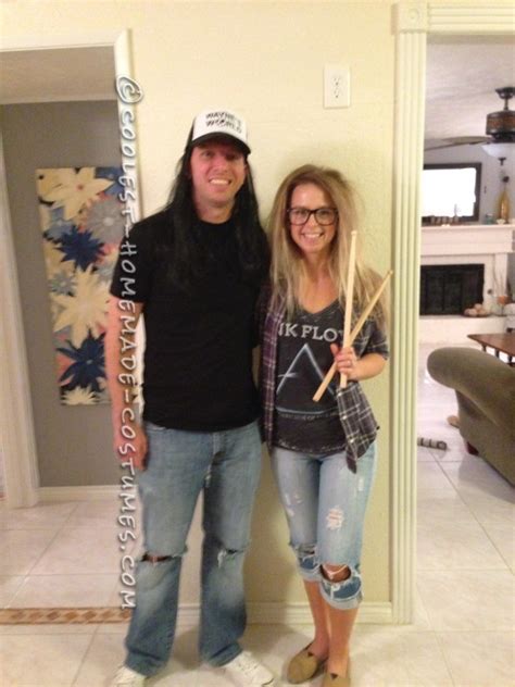 Cool Homemade Couples Waynes World Costume