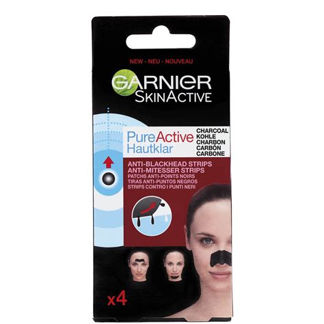 Patchs Pour Le Nez Anti Points Noirs Pure Active Charbon Garnier X 4