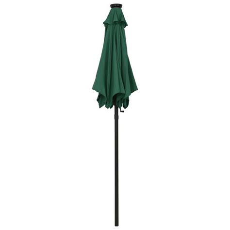 Hua Parasols Voiles D Ombrage Parasol Avec Lumi Res Led Vert