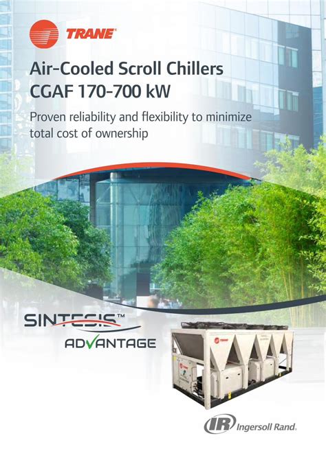 Pdf Air Cooled Scroll Chillers Cgaf 170 700 Kw2 Air Cooled Scroll Chiller Cgaf 170 700 Kw