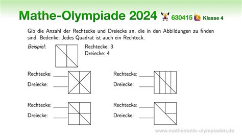 Mathematik Olympiade Klasse Aufgabe Wie