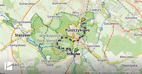 Trasa Do Puszczykowo Stacja Kolejowa Mapa Turystyczna Pl