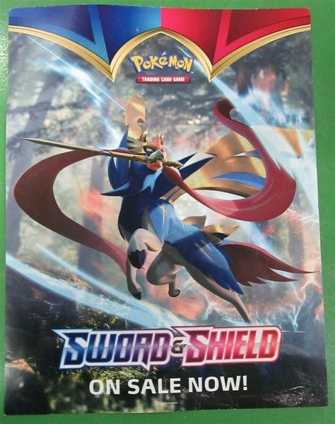 Pokemon Sword & Shield Promotional Retail Store Poster 17x22 | Comic ...