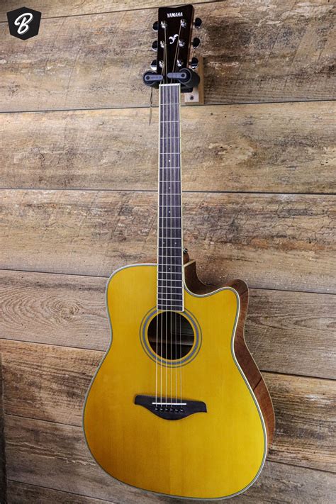 Yamaha FG-TA TransAcoustic Dreadnought Acoustic Electric Guitar ...