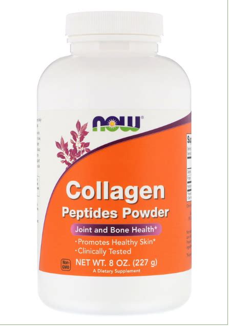Телешки Колаген Пептиди | Хидролизиран | Collagen Peptides | Now Foods ...