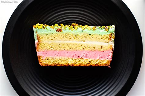 The Original Indian Cassata Ice Cream Cake Slice — Nomaste