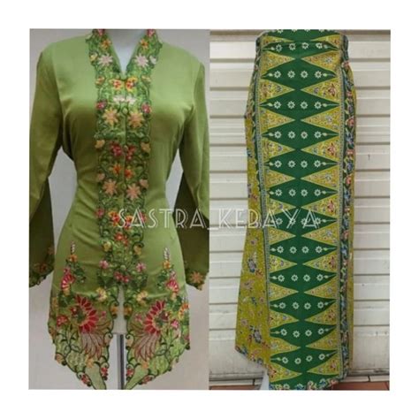 Jual SASTRA KEBAYA Setelan Kebaya Encim Adat Betawi Kebaya Encim