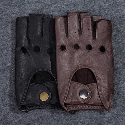 Matsu Deerskin Fingerless Driving Leather Gloves M1076 M Flickr