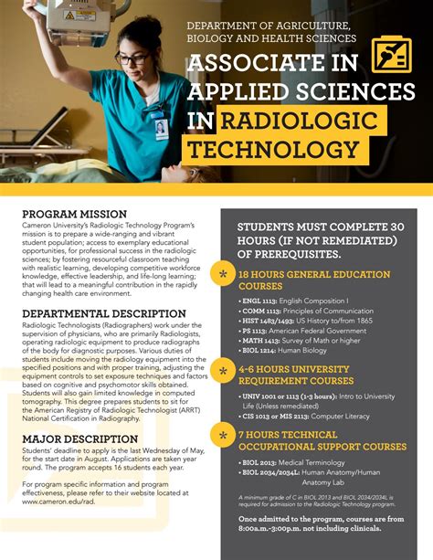 Associate In Applied Sciences In Radiologic Technology By Go2cu Issuu