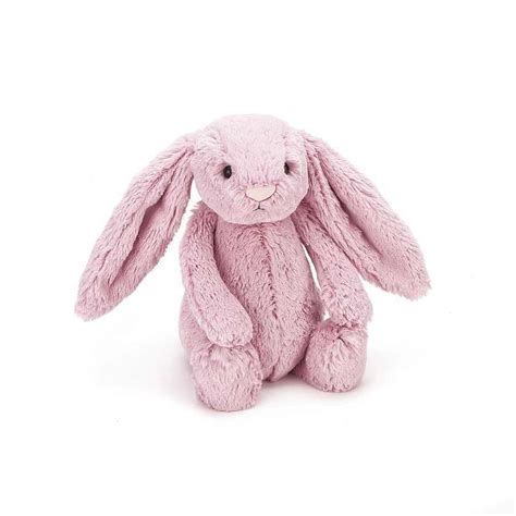 Jellycat Bal2btp Bashful Tulip Pink Bunny Large With Organza Pull