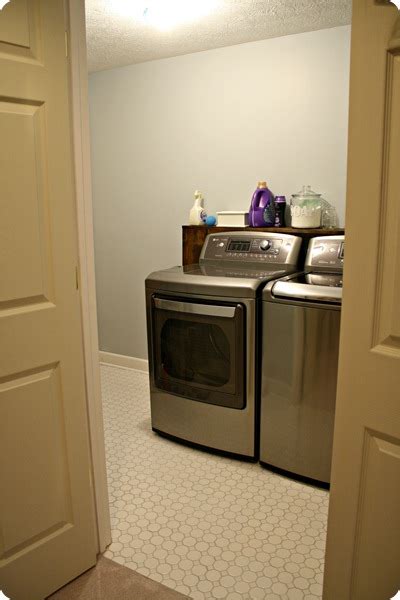 Diy Shelf Behind Washer And Dryer Thrifty Decor Chick Thrifty Diy