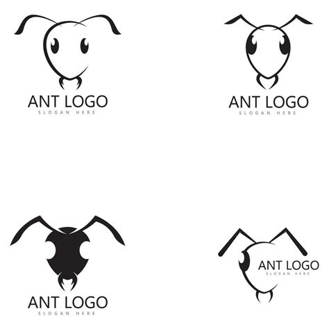 Ant Logo Template Vector Illustration Design Vector Art At