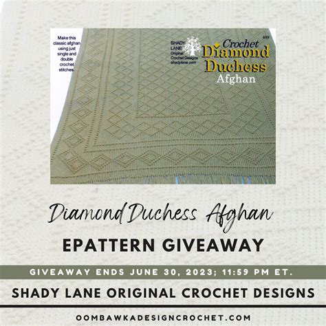 Diamond Duchess Afghan Archives • Oombawka Design Crochet
