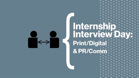 Print Digital And Pr Communications Internship Interview Day Asu