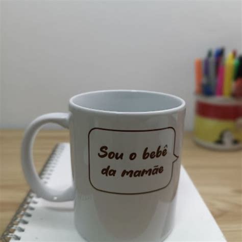 Caneca Seu Spitz Cer Mica Branca Elo Produtos Especiais