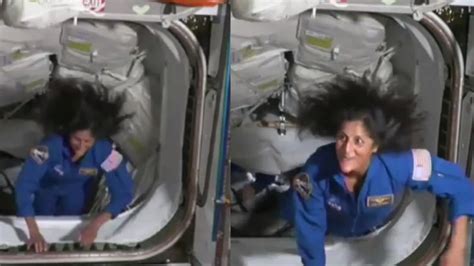 Nasa Astronaut Sunita Williams Dances Her Way To International Space