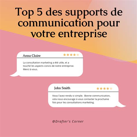 Top Des Supports De Communication Pour Votre Entreprise Drafterscorner