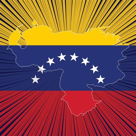 Venezuela Independence Day Map Design 11376658 Vector Art At Vecteezy