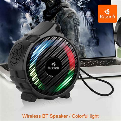 Kisonli S Bluetooth Speaker With Rgb Light Price In Bd Techlandbd