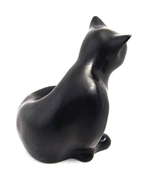 Buy Lucky Feng Shui Black Cat Figurine Sitting Figure Paperweight