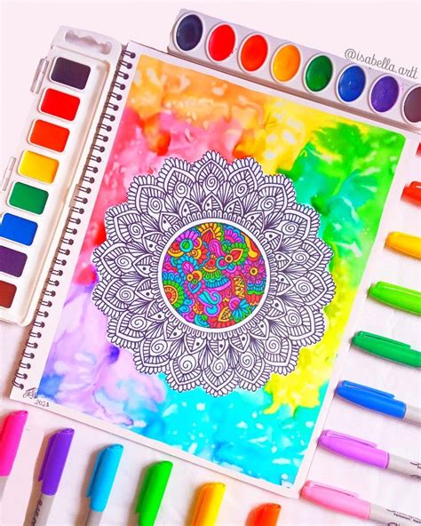 Mandala By Isabella Artt On Instagran Dibujos