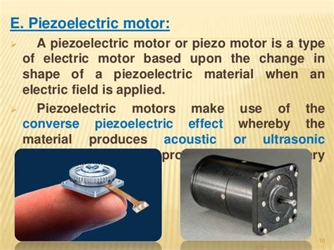 Applications of piezo-electricity