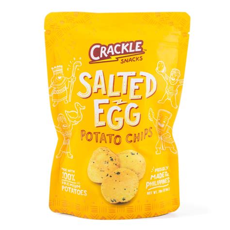 Get Crackle Snacks Salted Egg Potato Chips Delivered Weee Asian Market