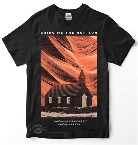 Jual Kaos Bring Me The Horizon Blessed Cursed Premium Tshirt Bmth