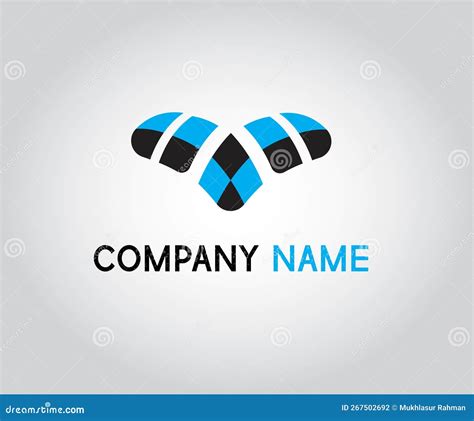 Corporate Logo Design Template For Business Stock Vector Illustration