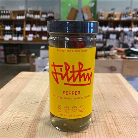 Filthy Olives Stuffed Wred Peppers 8oz Jars Bin Ends Great Wine