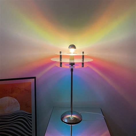 Bauhaus Inspired Retro Aura Sunset Lamp Rumi Living Dekorasyon