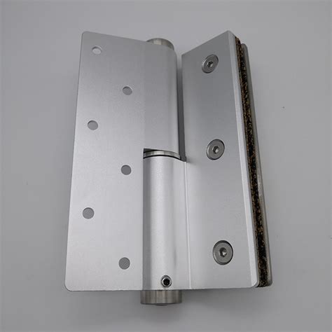 Silver Aluminum Heavy Duty Adjust Single Action Soft Closing Hydraulic Glass Door Hinge Door