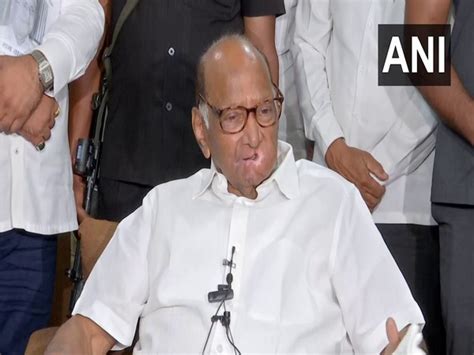 Ncp Chief Sharad Pawar Karnataka Election Results Best Example Of