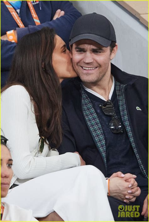 Paul Wesley Spotted on French Open Tennis Dates with Girlfriend Natalie