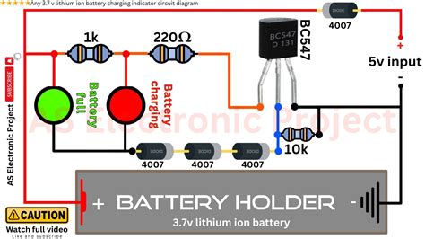 Circuit Diagram Of Battery Level Indicator Indicator Battery