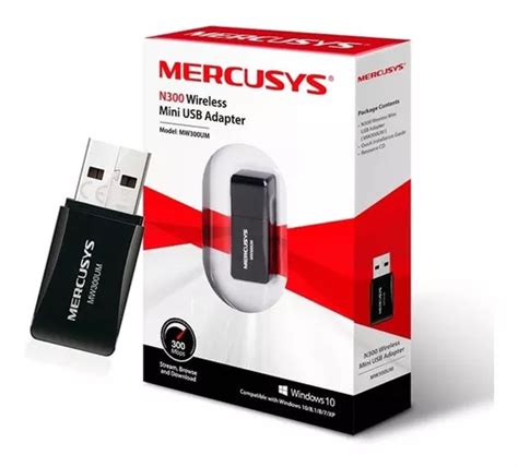 Mini Adaptador Usb Wifi N 300mbps Mercusys Tecnocenter