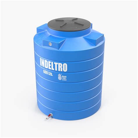 Plastic Water Storage Tank 600l 3d Model 29 3ds Blend C4d Fbx