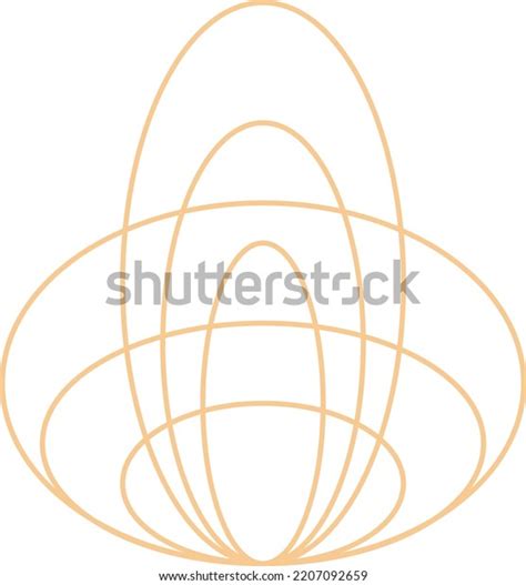 Oval Shape Outline Design Vector Stock Vector (Royalty Free) 2207092659 ...